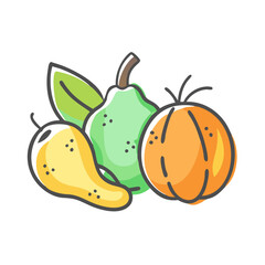 Obraz premium organic icon, organic vector illustration-simple illustration of organic, perfect for organic logos and icons