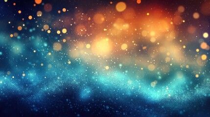 Obraz premium Abstract Bokeh Background with Colorful Lights and Soft Glow