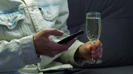 Alcohol intoxication in men.
Alcohol consumption.
Bad habits and alcohol.
The effect of alcohol on the body.
Champagne in a transparent glass.
Winemaking, samelier, alcohol