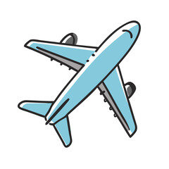 plane icon, plane vector illustration-simple illustration of plane, perfect for plane logos and icons