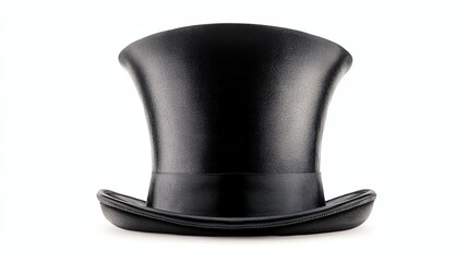 A solitary magician stands confidently in a dark room wearing a top hat.