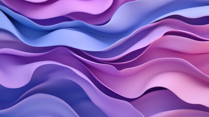 Obraz premium Colorful Wave Patterns Flowing in Soft Abstract Design Background