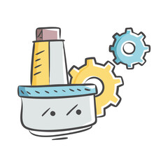 production icon, production vector illustration-simple illustration of production, perfect for production logos and icons