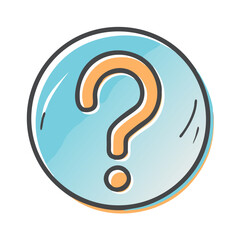 question icon, question vector illustration-simple illustration of question, perfect for question logos and icons