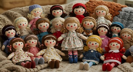 rag dolls collection