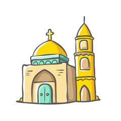 religion architecture icon, religion architecture vector illustration-simple illustration of religion architecture, perfect for religion architecture logos and icons