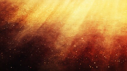Fototapeta premium Golden Light and Sparkles Creating a Warm Atmosphere Background