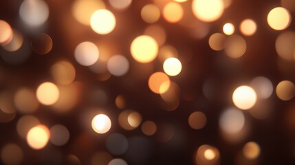Obraz premium Soft Bokeh Lights with Warm Tones in Abstract Background Design