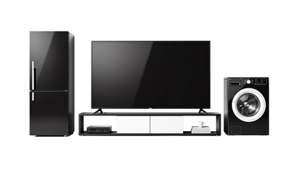 Obraz premium Modern appliances in a sleek design setup.