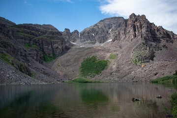 Cathedral Lake in the Elk Mountains, CO