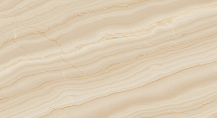 Fototapeta premium Seamless Beige Marble Texture Background - Flowing Wavy Pattern for Luxury Stone Surface Wall, Floor, Countertop, and Interior Design