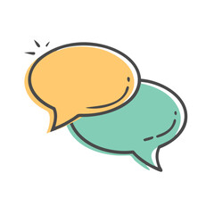 speech bubble icon, speech bubble vector illustration-simple illustration of speech bubble, perfect for speech bubble logos and icons