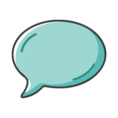 speech bubble icon, speech bubble vector illustration-simple illustration of speech bubble, perfect for speech bubble logos and icons