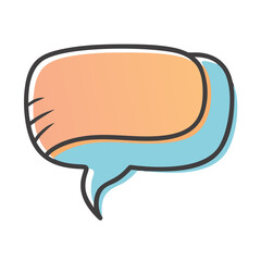 speech bubble icon, speech bubble vector illustration-simple illustration of speech bubble, perfect for speech bubble logos and icons