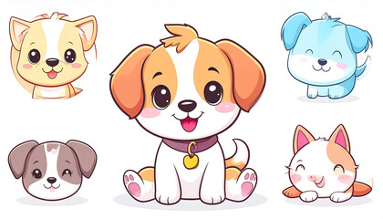 Fototapeta premium Cyberpaw A Digital Canine Collection