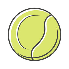 tennis ball icon, tennis ball vector illustration-simple illustration of tennis ball, perfect for tennis ball logos and icons