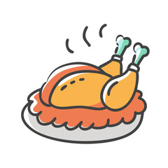 thanksgiving icon, thanksgiving vector illustration-simple illustration of thanksgiving, perfect for thanksgiving logos and icons