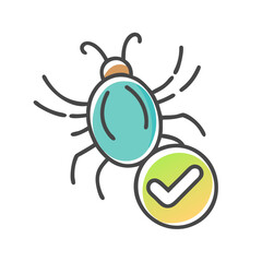 Obraz premium tick icon, tick vector illustration-simple illustration of tick, perfect for tick logos and icons