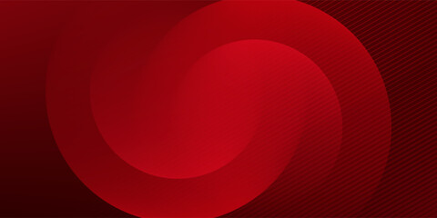 Abstract red background with circles.  Applicable for gift card, Poster on wall poster template, EPS 10