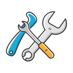 tools icon, tools vector illustration-simple illustration of tools, perfect for tools logos and icons