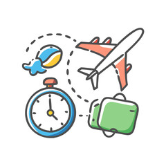 travel activities icon, travel activities vector illustration-simple illustration of travel activities, perfect for travel activities logos and icons