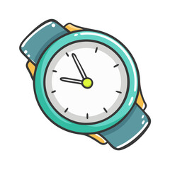watch icon, watch vector illustration-simple illustration of watch, perfect for watch logos and icons