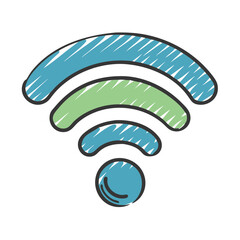 wi fi icon, wi fi vector illustration-simple illustration of wi fi, perfect for wi fi logos and icons