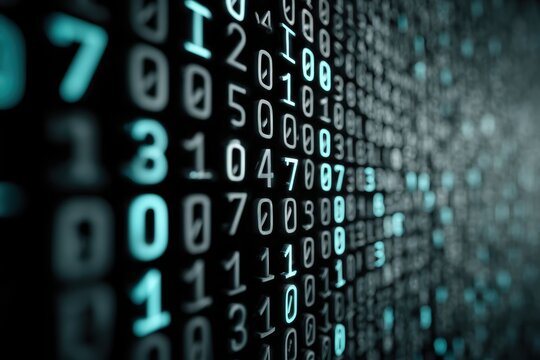 Close-up of cyber security code on screen, digital protection, white background