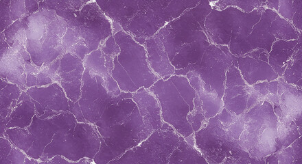 Obraz premium Purple marble stone surface with white veins forming a natural pattern
