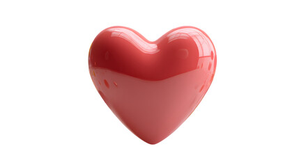 Fototapeta premium Shiny Red Heart on Black Background Romantic and Emotional Symbol for Love Romance Valentine