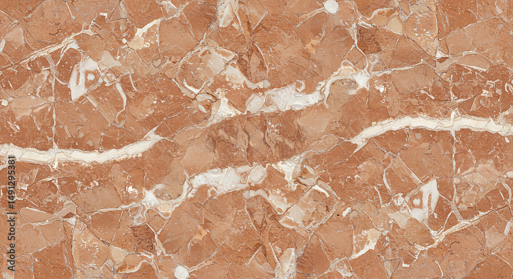 Poster breccia marble showing stunning patterns creating luxurious surface