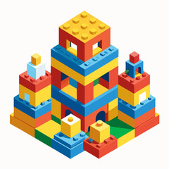 Fototapeta premium toy building blocks