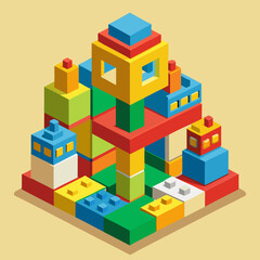 Fototapeta premium toy building blocks
