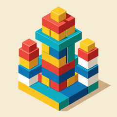 Fototapeta premium toy building blocks