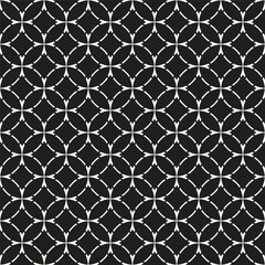 Vector seamless pattern. Simple abstract swatch. Square monochrome background. Contemporary digital simple geometric print. Can be used as swatch for illustrator.