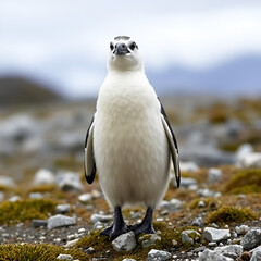 Fototapeta premium Paloma antartica (Chionis alba), Patagonia, Argentina