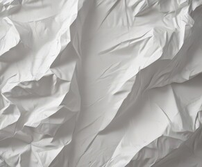 Obraz premium Deep creases and wrinkles texture a crumpled white poster , wrinkle, old paper, surface