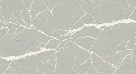 Seamless Grey Marble Texture with White Veins - Natural Stone Surface Background