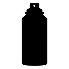 Silhouette of a Spray Paint Can, Used for Graffiti Art Purposes