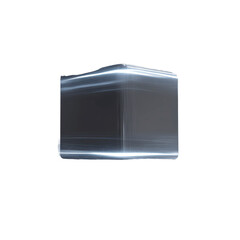 Fototapeta premium Abstract Glowing Cube, Futuristic Technology, Digital Data Visualization