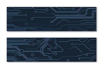 Digital circuit board banners