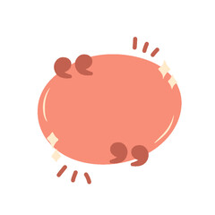 Red Round Decorative Frame Clipart with Simple Cute Flower Elements