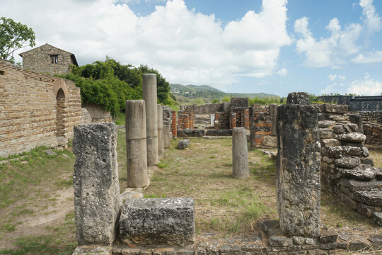 Ruins of Velia, the ancient city of Elea in Ascea, Campania. Founded by the Greeks, then Roman. Famous for philosophy.