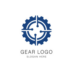 Gear Logo Design Graphic Vector 