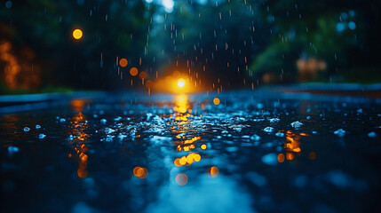 water drops on the window