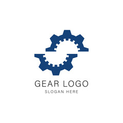 Gear Logo Design Graphic Vector 