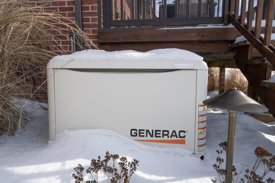 Generac generator has been professionally serviced and illustrates a unit that is ready to supply your home with power during a grid outage