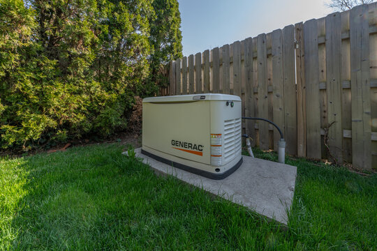 Generac generator has been professionally serviced and illustrates a unit that is ready to supply your home with power during a grid outage