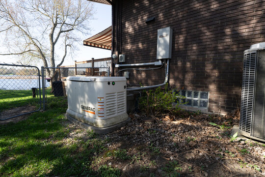 Generac generator has been professionally serviced and illustrates a unit that is ready to supply your home with power during a grid outage