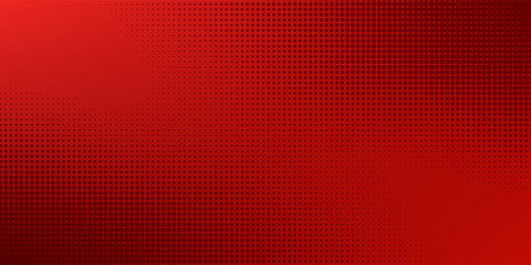 Red diagonal geometric shape with halftone. Modern fiber textured vector eps 10